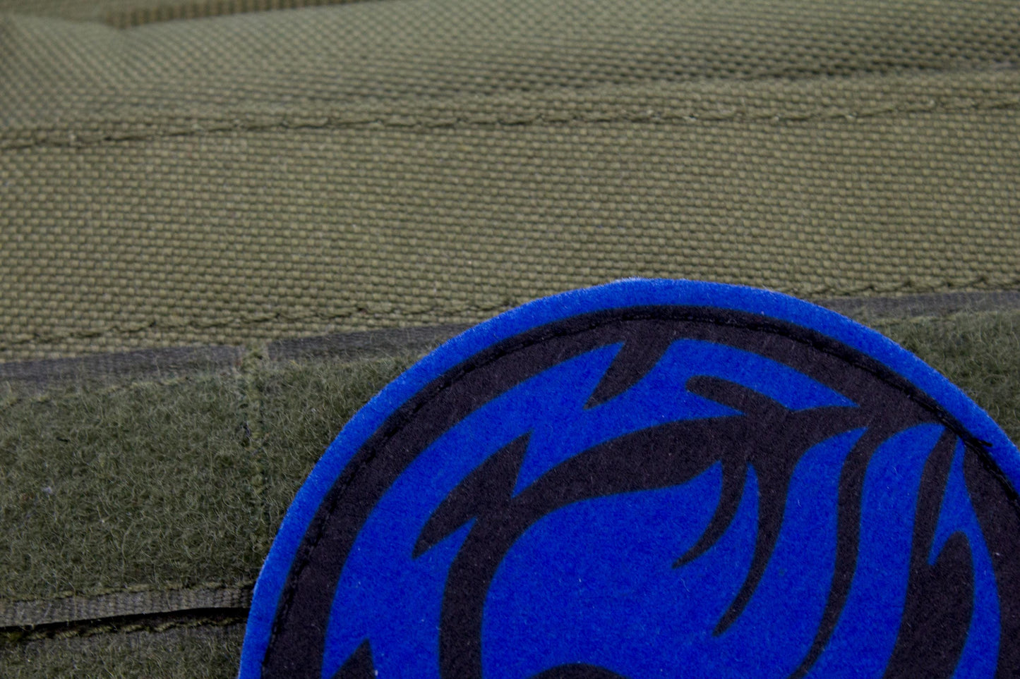 Fairy Tail Guild Logo DARK BLUE hook and loop patch 3″