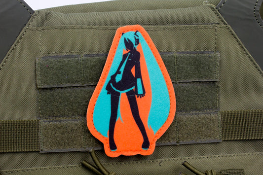 Hatsune Miku anime hook and loop patch
