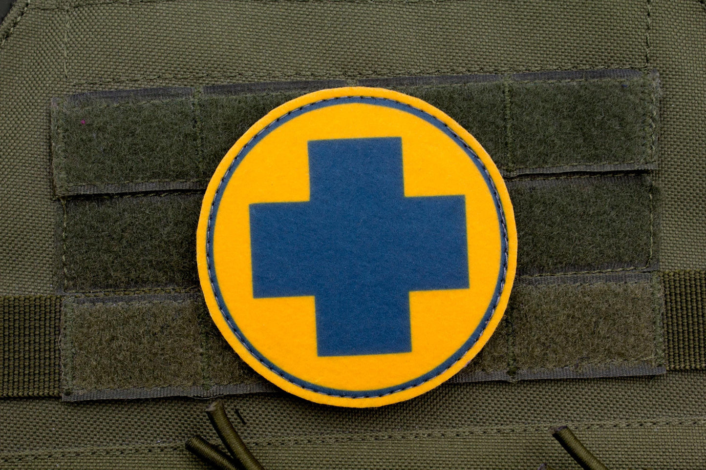 Medic TF2 BLUE team hook and loop morale patch 3″