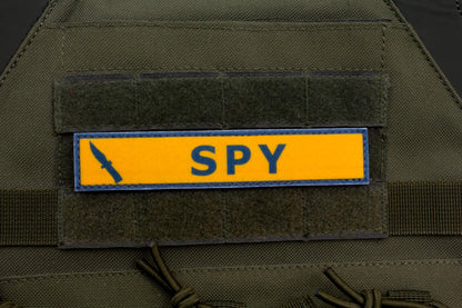 Spy TF2 BLUE team stripe hook and loop morale patch
