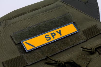 Spy TF2 BLUE team stripe hook and loop morale patch