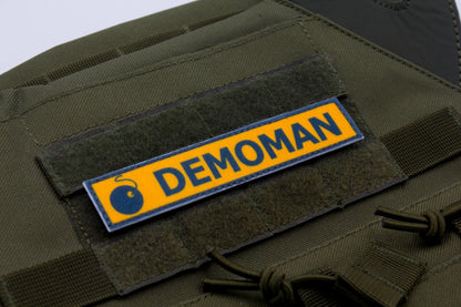 Demoman TF2 beta BLUE team stripe hook and loop morale patch