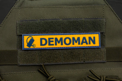 Demoman TF2 beta BLUE team stripe hook and loop morale patch