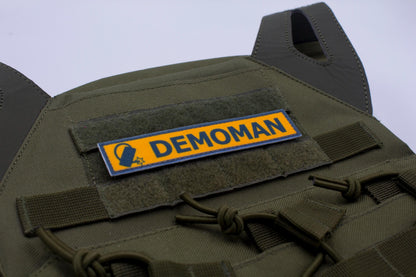 Demoman TF2 beta BLUE team stripe hook and loop morale patch