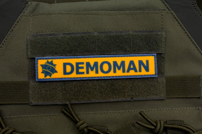 Demoman TF2 BLUE team stripe hook and loop morale patch