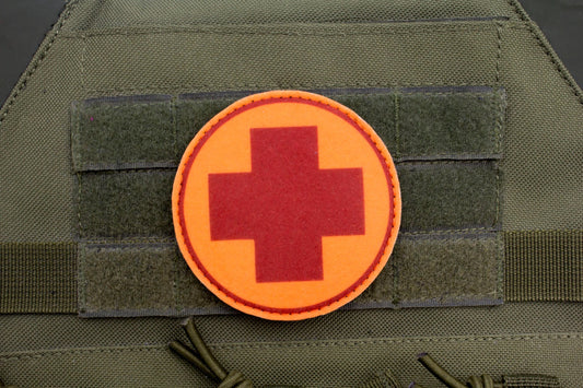Medic TF2 RED team hook and loop morale patch 3″