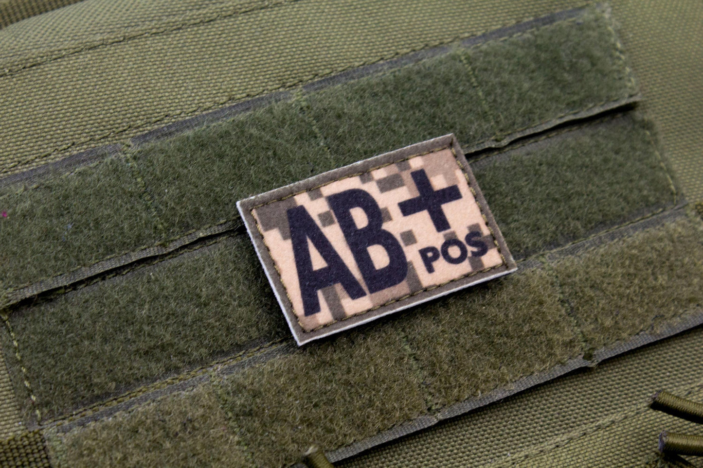 Blood type AB+ pos PIXEL paramedic emt patch