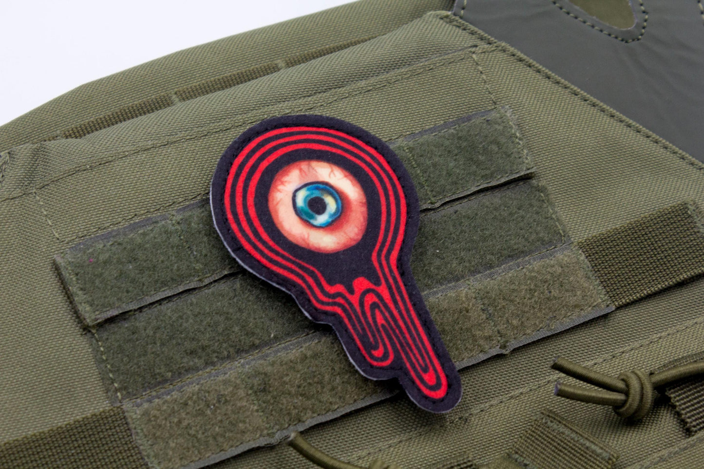 Mouthwashing hook and loop morale patch