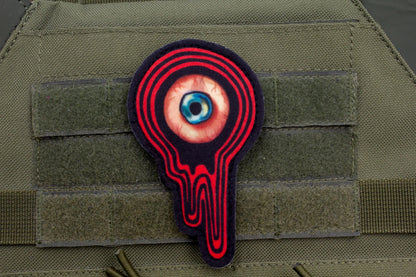 Mouthwashing hook and loop morale patch