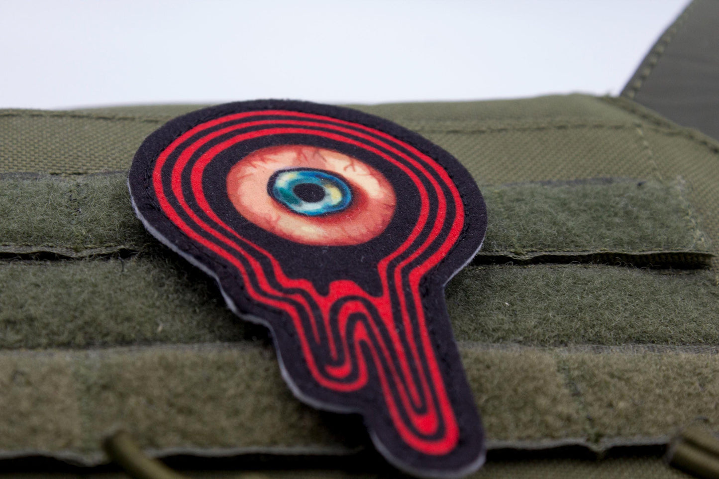 Mouthwashing hook and loop morale patch