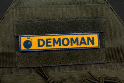 Demoman TF2 beta BLUE team stripe hook and loop morale patch