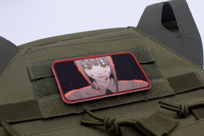 Makima Chainsaw Man anime hook and loop patch