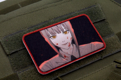 Makima Chainsaw Man anime hook and loop patch