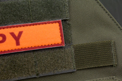 Spy TF2 RED team stripe hook and loop morale patch