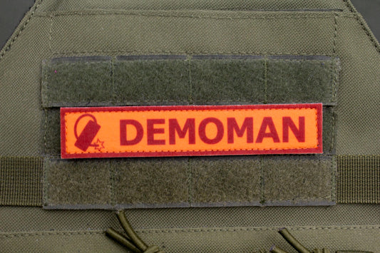 Demoman TF2 RED team team stripe hook and loop morale patch