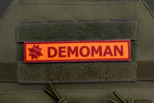 Demoman TF2 RED team stripe hook and loop morale patch