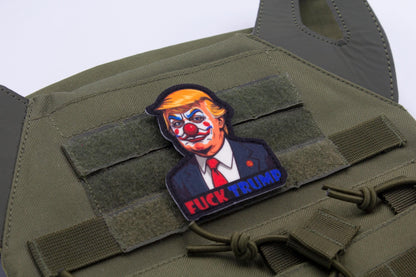 Fuck Trump Clown hook and loop morale patch