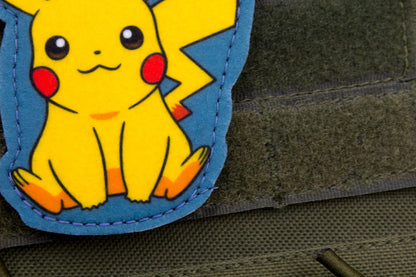 Pikachu Pokemon hook and loop anime patch