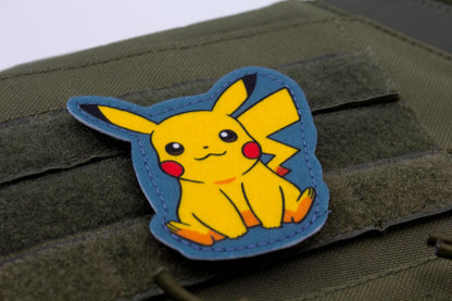 Pikachu Pokemon hook and loop anime patch