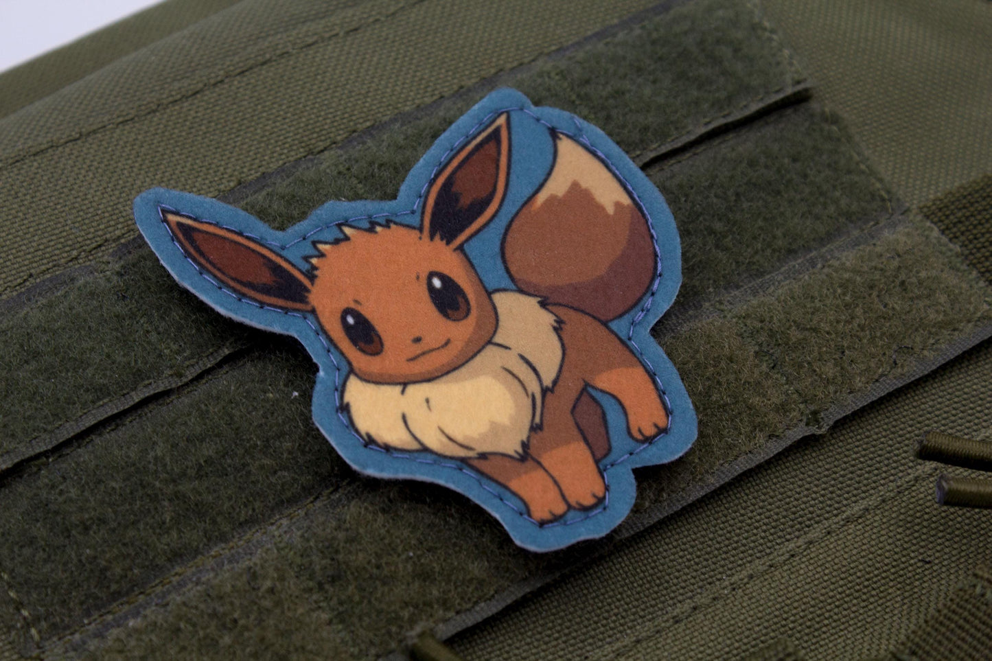 Eevee Pokemon hook and loop anime patch