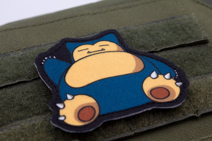 Snorlax Pokemon hook and loop anime patch