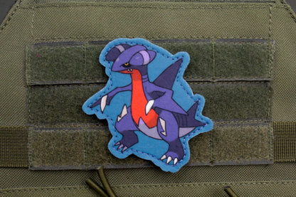 Gabite Pokemon hook and loop anime patch