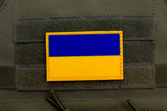 Ukraine flag hook and loop patch прапор України