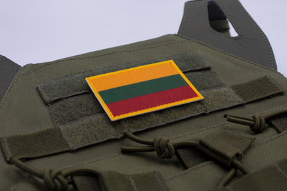 Lithuania flag hook and loop patch Lietuvos vėliava