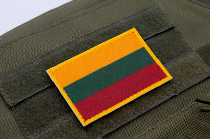 Lithuania flag hook and loop patch Lietuvos vėliava