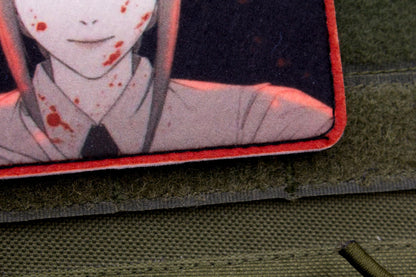 Makima Chainsaw Man anime hook and loop patch
