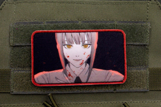 Makima Chainsaw Man anime hook and loop patch