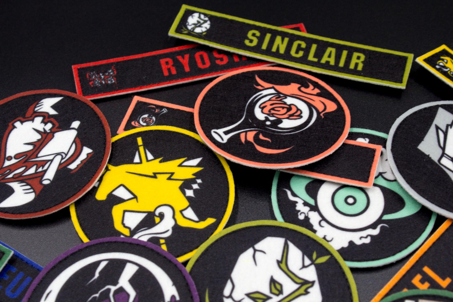 Limbus Company hook and loop patches