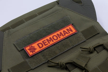 Demoman TF2 RED team stripe hook and loop morale patch