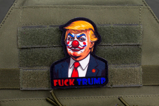 Fuck Trump Clown hook and loop morale patch