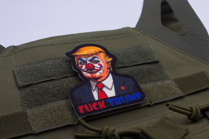 Fuck Trump Clown hook and loop morale patch