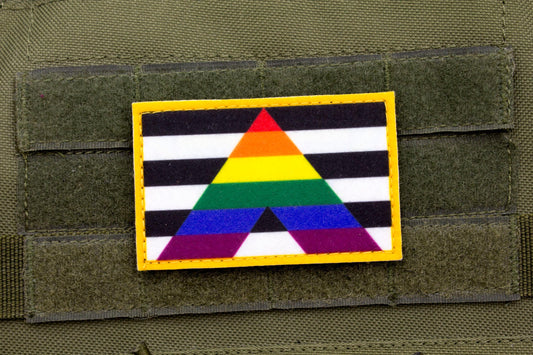 Ally flag hook and loop patch