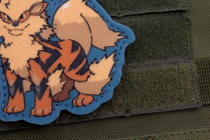 Arcanine Pokemon hook and loop anime patch