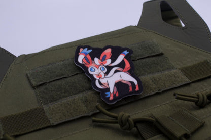 Sylveon Pokemon hook and loop anime patch
