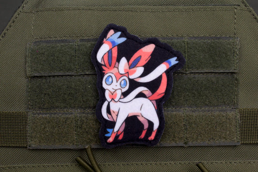 Sylveon Pokemon hook and loop anime patch