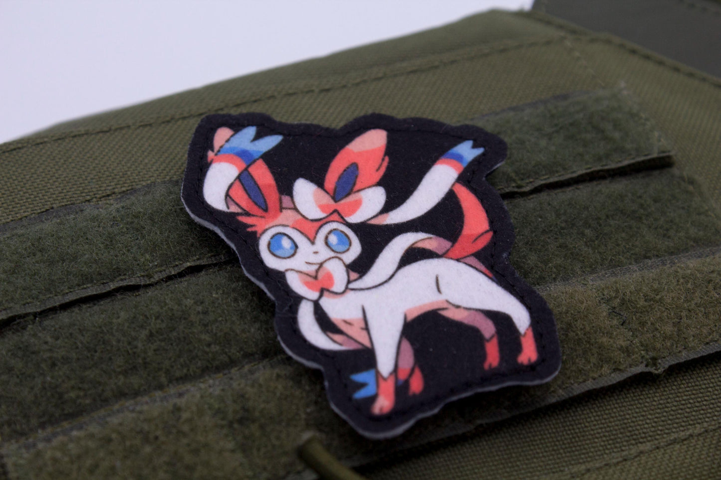 Sylveon Pokemon hook and loop anime patch