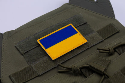 Ukraine flag hook and loop patch прапор України