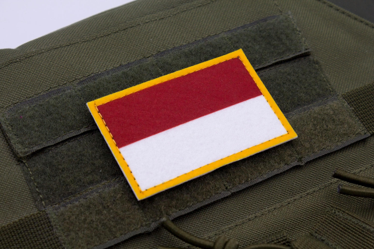 Monaco flag hook and loop patch