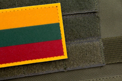Lithuania flag hook and loop patch Lietuvos vėliava