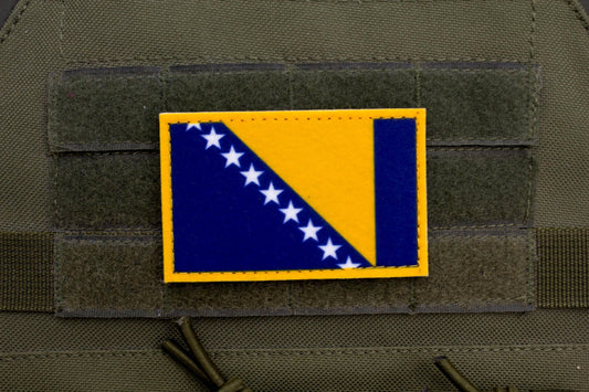 Bosnia and Herzegovina flag hook and loop patch Zastava Bosne i Hercegovine