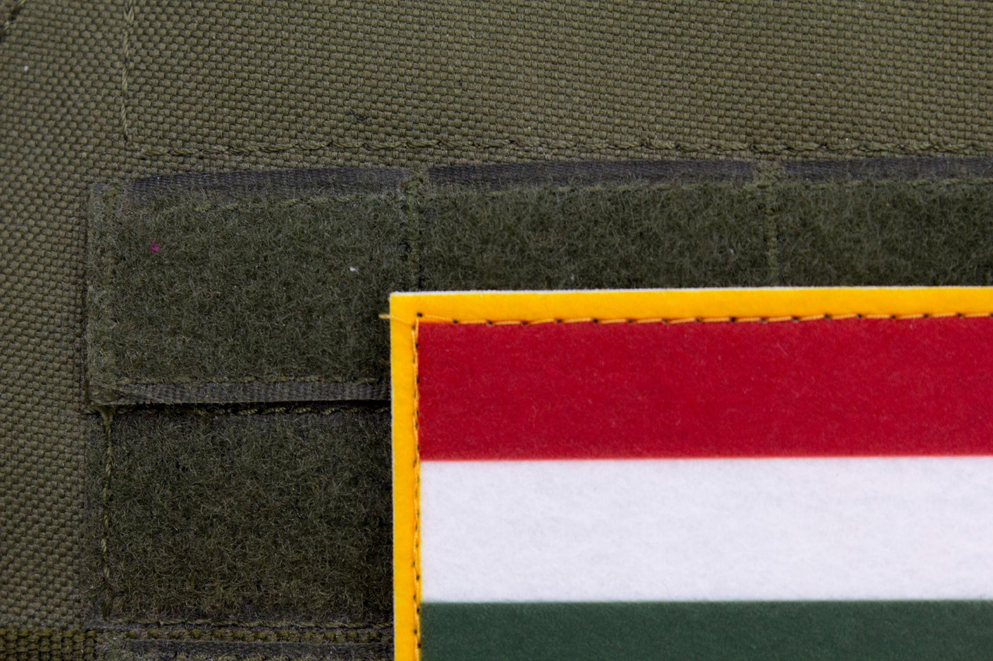 Hungary flag hook and loop patch Magyarország zászlaja