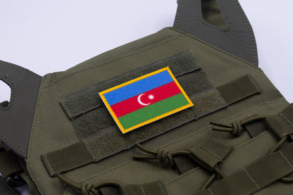 Azerbaijan flag hook and loop patch Azərbaycan bayrağı