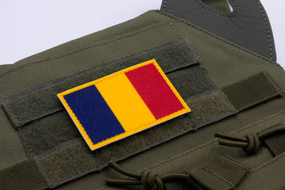 Romania flag hook and loop patch steagul României