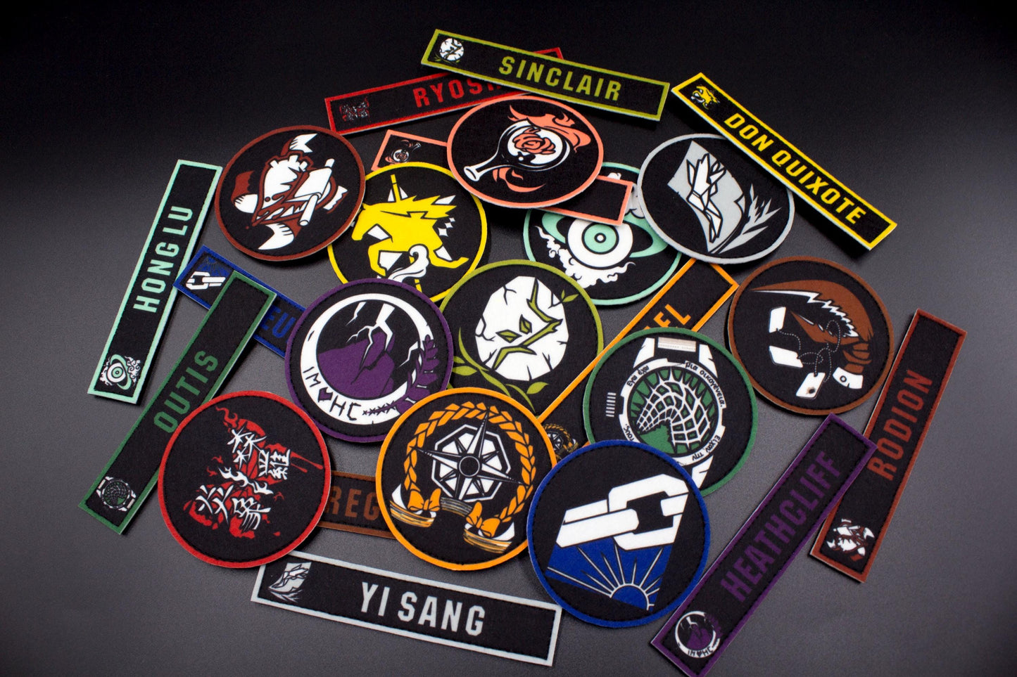 Limbus Company hook and loop patches