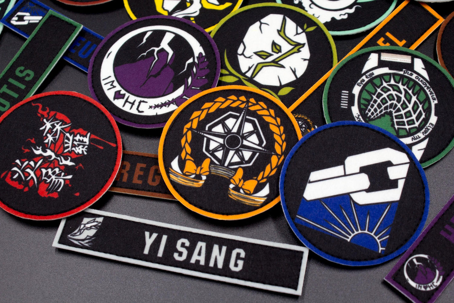 Limbus Company hook and loop patches