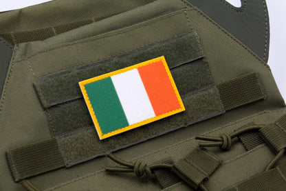 Ireland flag hook and loop patch